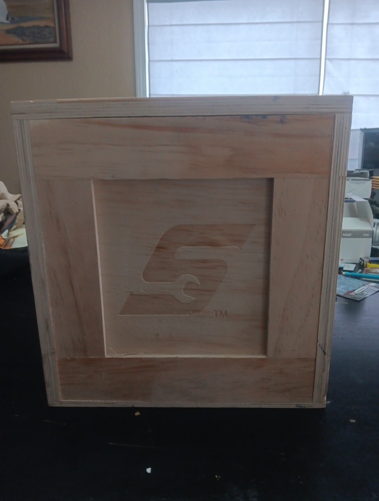 Snap-On Gift Box Wooden Crate (Empty)