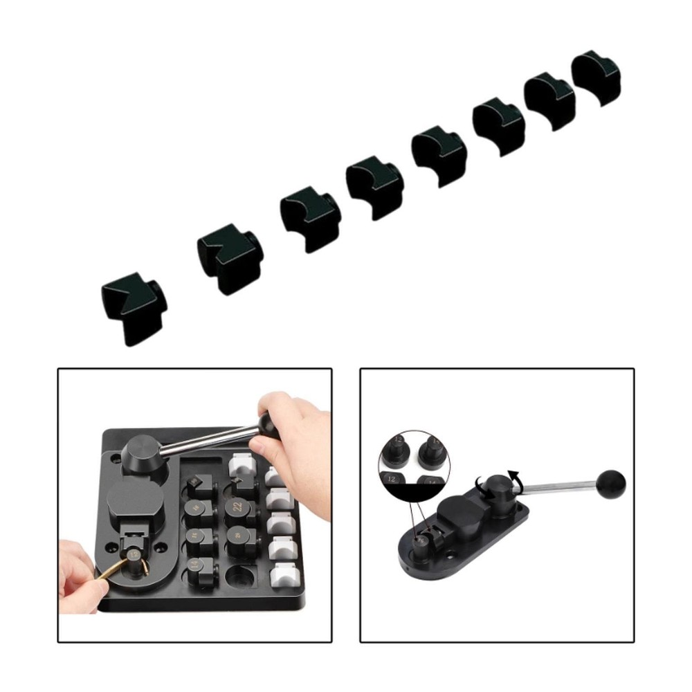 8Pcs Ring Bender Dies Compact Professional Ring Bending Tool Accessories