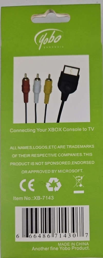 Yobo AV Cable Compatible with Microsoft Xbox