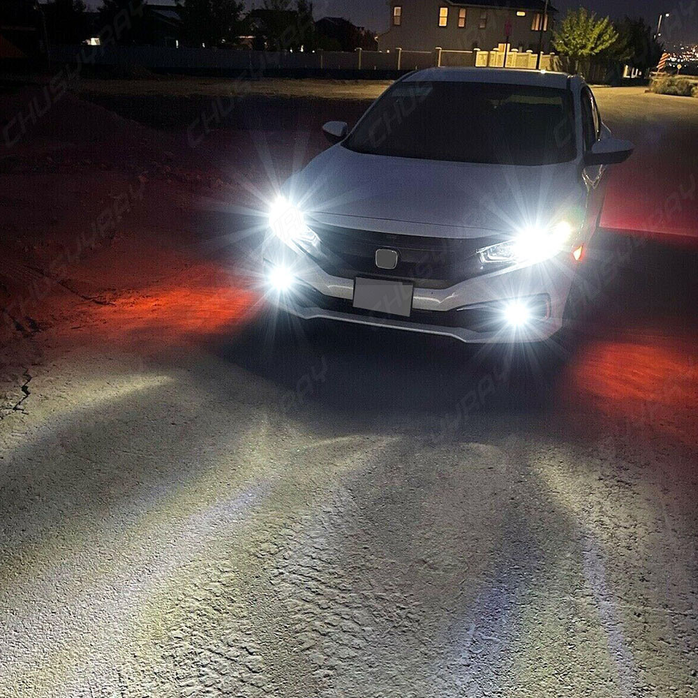 Front HID Headlight Bulb FIT For Ford Mustang 2010-2017Low&High Beam 6000K WHITE