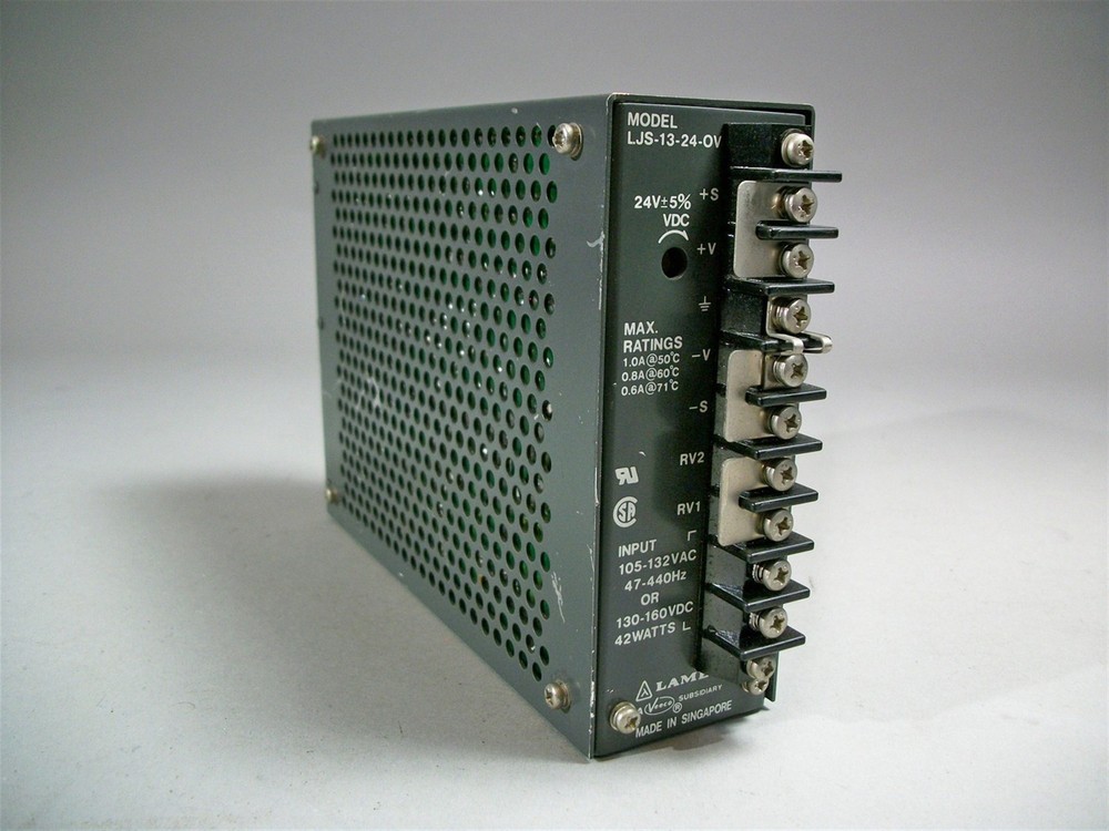 Lambda  LJS-13-24-OV Regulated Power Supply 24V +/- 5% 1 Amp - Used