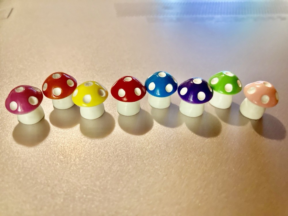 Mini Mushrooms Set Of 8