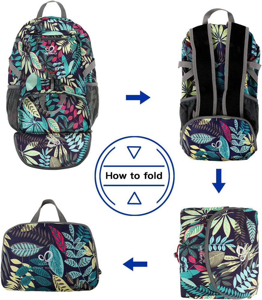 Small Lightweight Packable Backpack: 20L Ultra Light Foldable Travel Hiking Camp