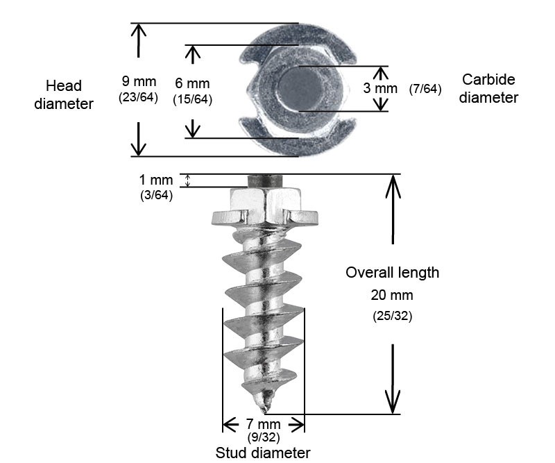IGRIP Shoulder Screw Studs - Studs & Stud Kits