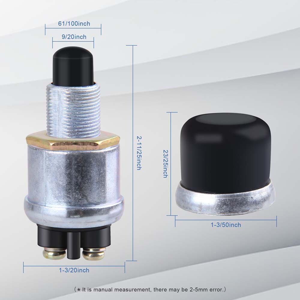 Heavy-Duty Push Button Switch Momentary Push On 50 AMP 12V 24V Ignition Starter