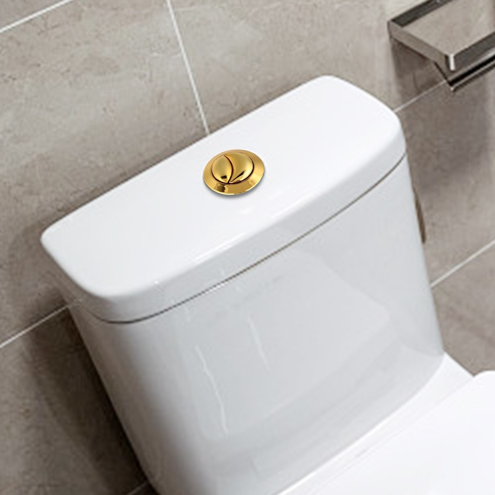 Efficient and Stylish Gold Toilet Push Button for Improved Functionality