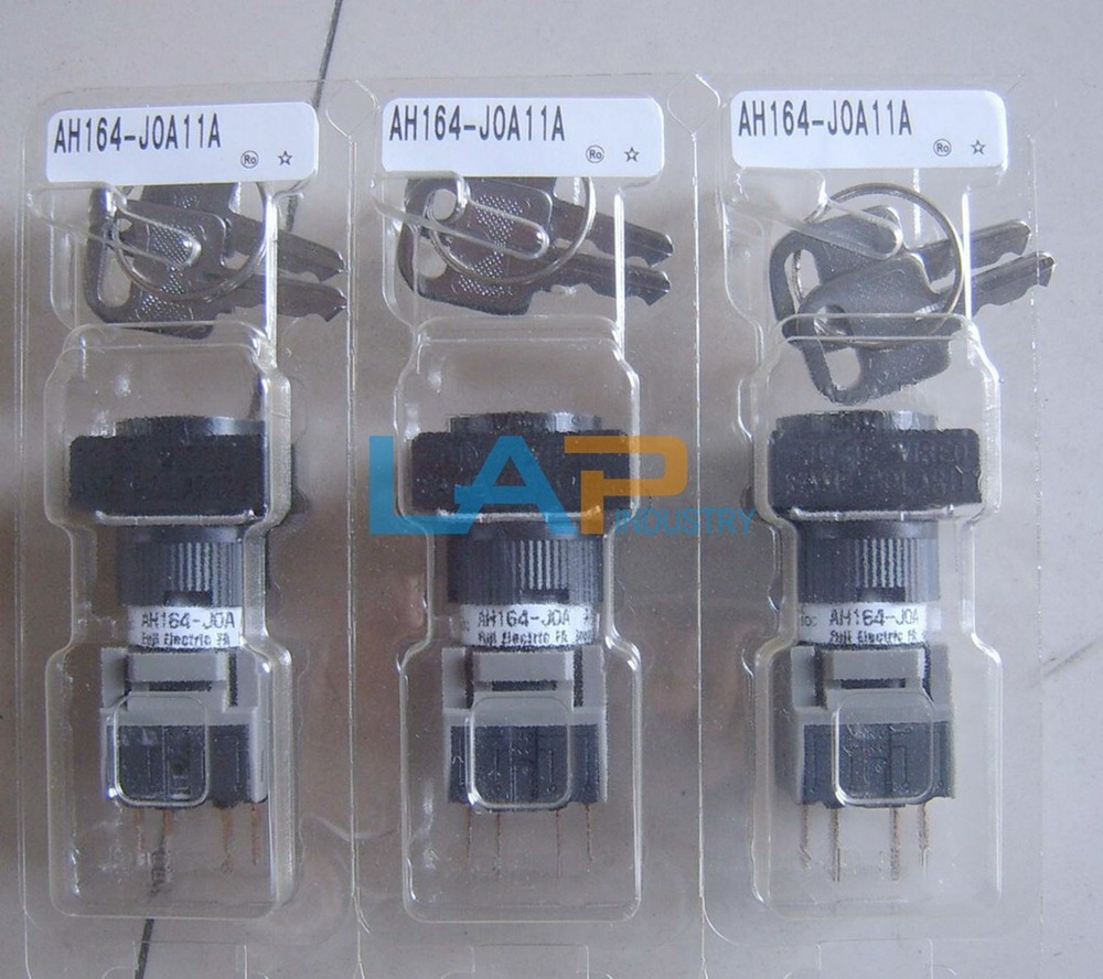 QTY:1 NEW FOR Fuji AH164-J0A11A Rectangular Self-reset Key Switch