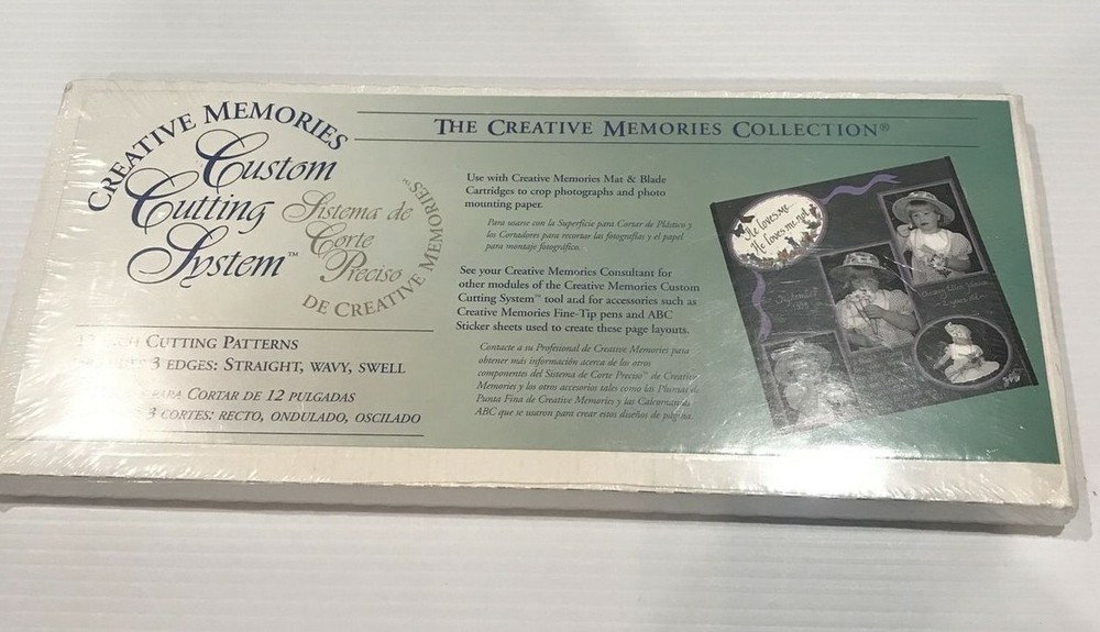 Creative Memories Custom Cutting System 12 Inch Cutting Patterns 3 Edges