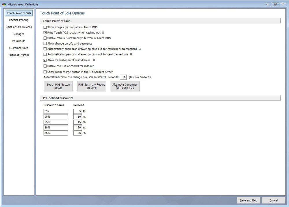 POS Business + Accounting Software W Retail Touch