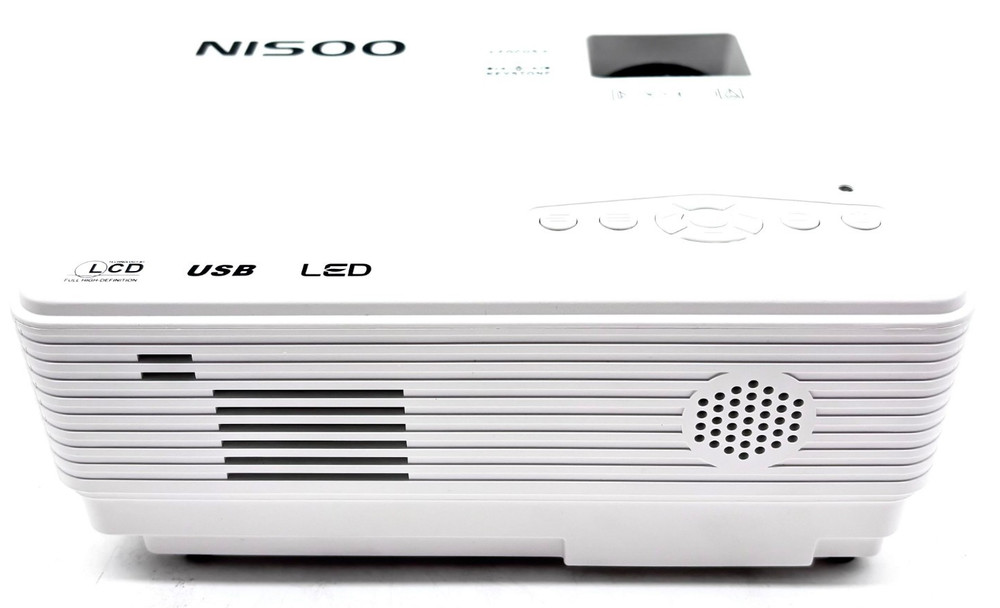 NISOO Desktop Full High Definition LED Source Projector Model N1 - White