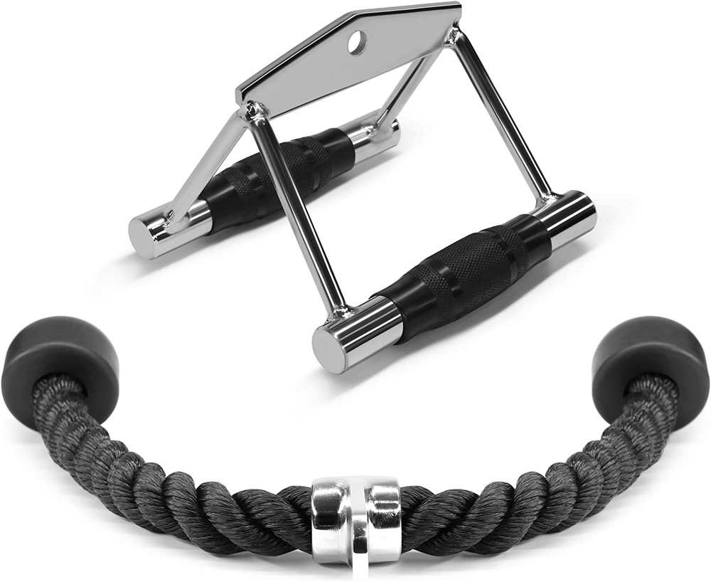 Tricep Press down Cable Machine Attachment Set,LAT Pulldown Attachment,Accessori