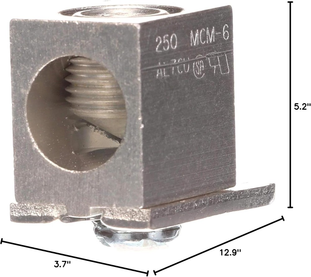 SIEMENS ECCS2 Ground Bar Lug Kit #6-250 MCM , Silver