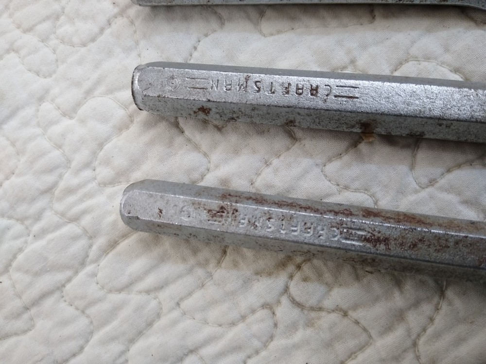 Vintage Craftsman Cold Chisel Set Very Unique.