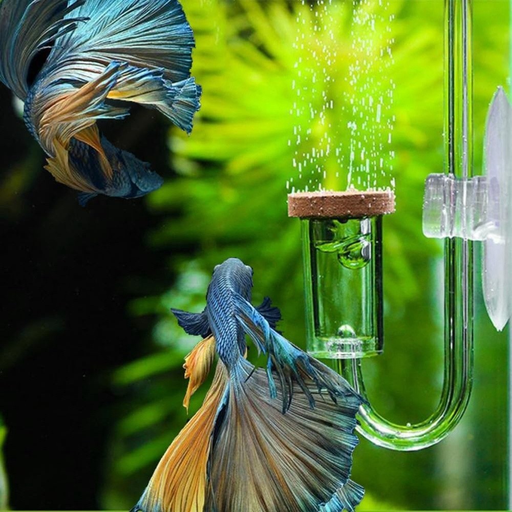 CO2 Diffuser Acrylic CO2 Reactor Diffuser for Aquarium Planted Fish Tank G9H9