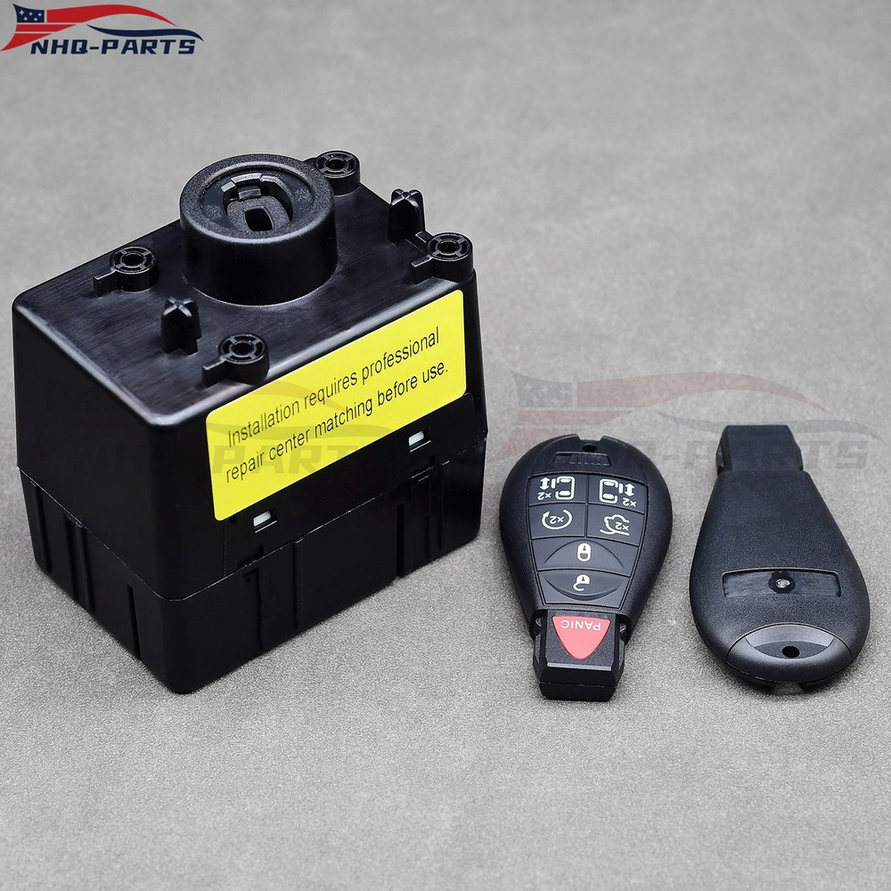 Ignition Switch Node Module &Key For Chrysler Dodge Jeep 68210150AB CBTTP577AB