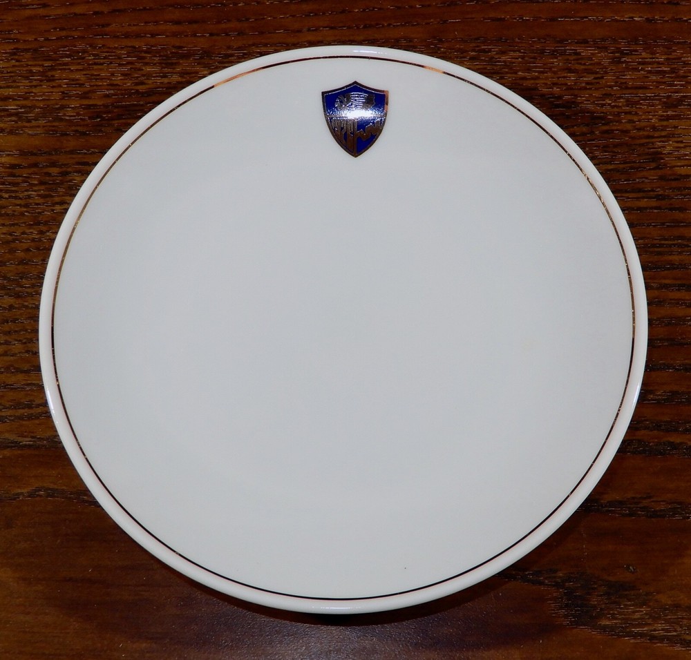 Western Airlines 5 1/2" Side Plate - 60th Anniversary Pattern