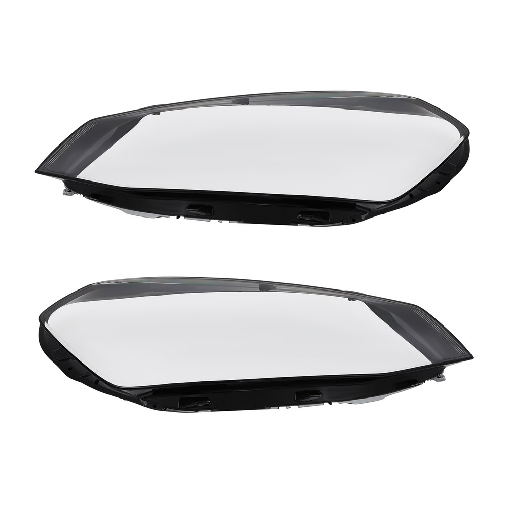 Clear Headlight Lens Covers for 2014-2017 VW Golf 7 - Durable Replacement Pair