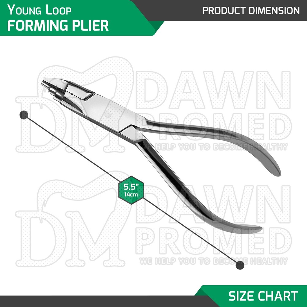 Young Loop Forming Plier 5.5" Archwire Bending Dental Orthodontic Instruments