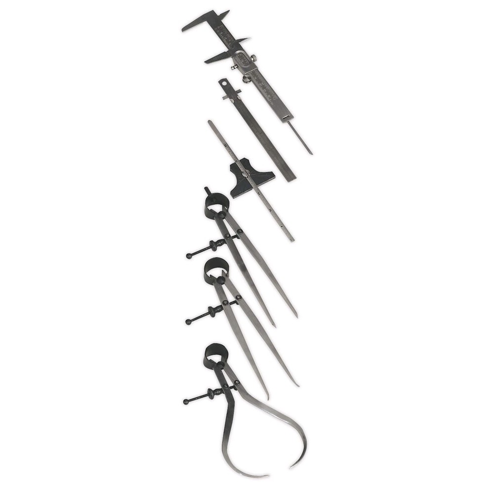 Sealey Professional Measuring Tool Set 6pc AK10000