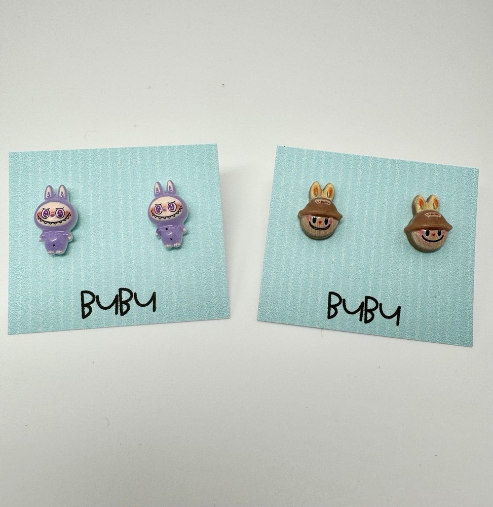 Handcrafted Kawaii Monster Earrings