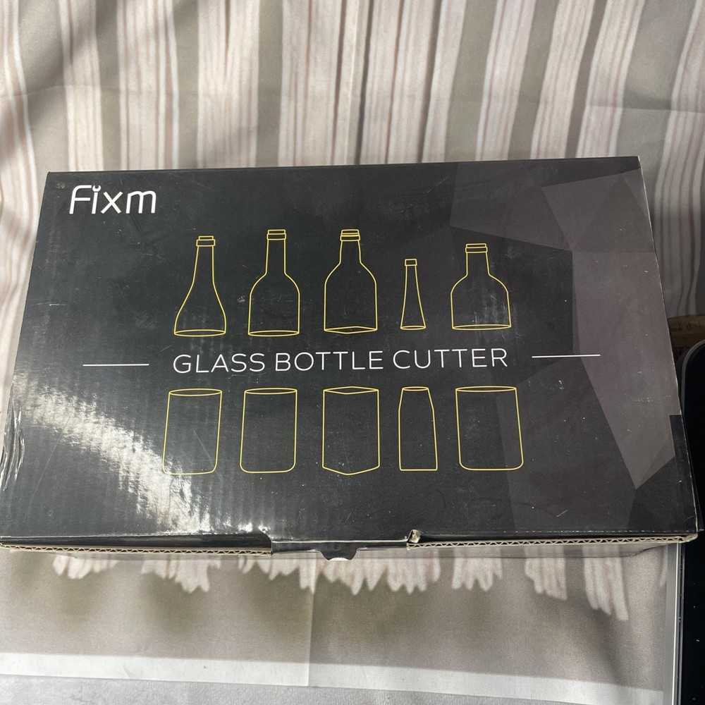 Fixm Glass Bottle Cutter Kit - Grid Baseboard, Adjustable Baffle Complete