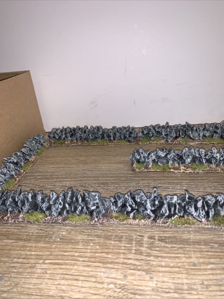 Warhammer Terrain Scenery Natural Stone Walls Bundle Miniature Model Gaming