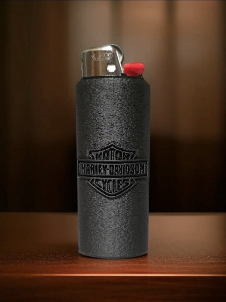3D Printed Lighter Sleeve Case – Fits Bic – Textured Custom Designs