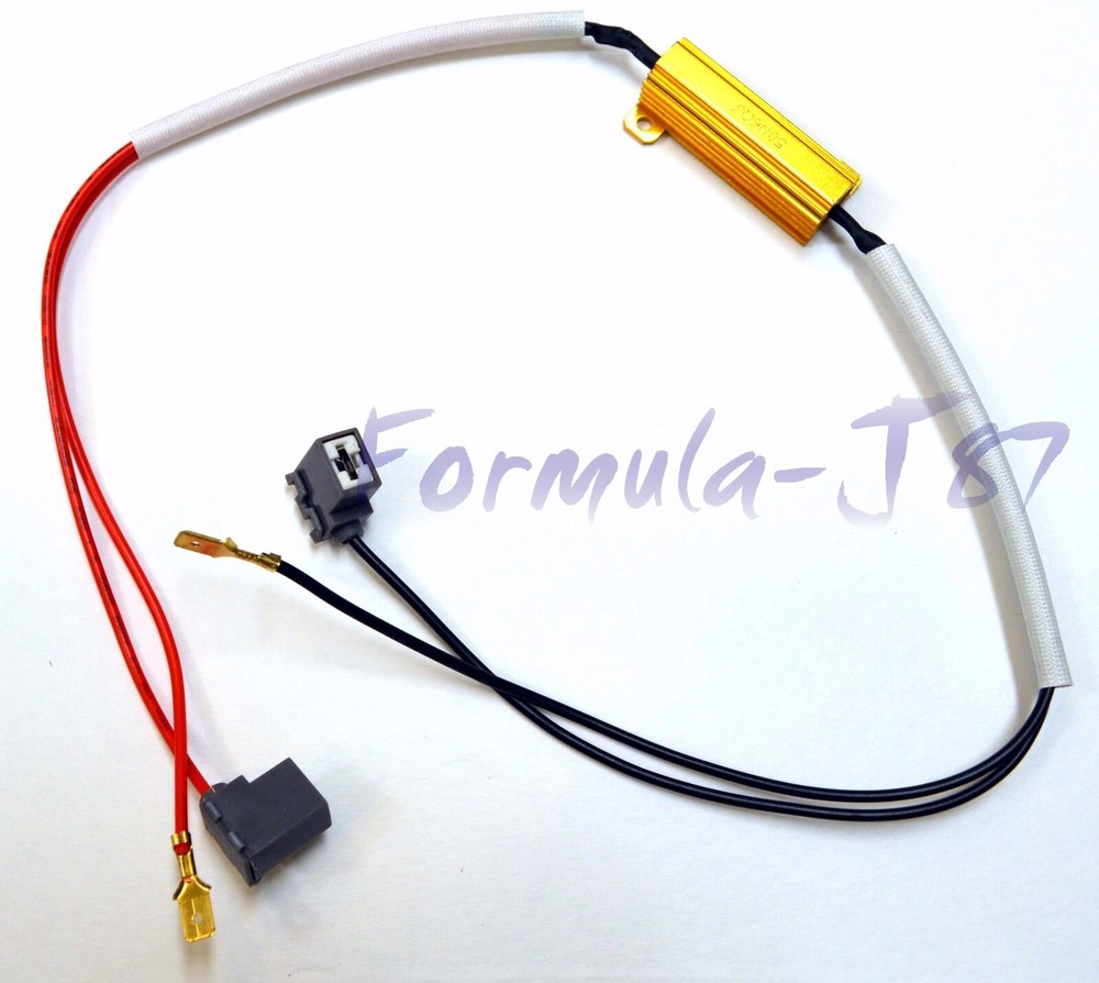 Wire HID Resistor Canceler Error Decoder H3 DRL Light Cornering Flicker Stop