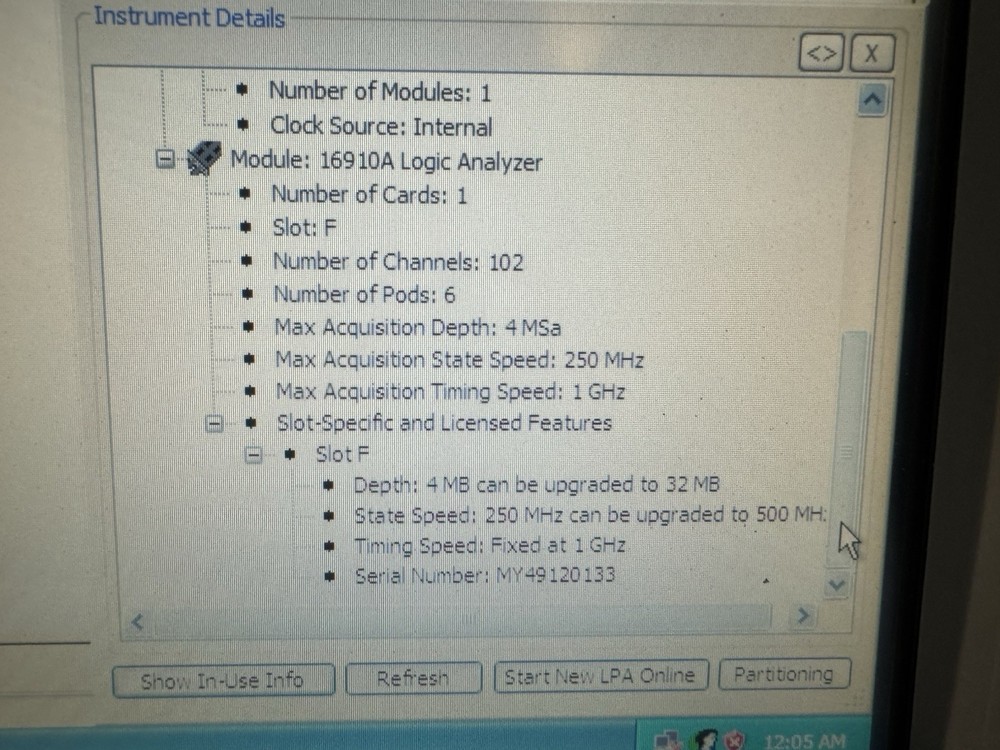 Keysight Agilent 16902B Logic Analysis System