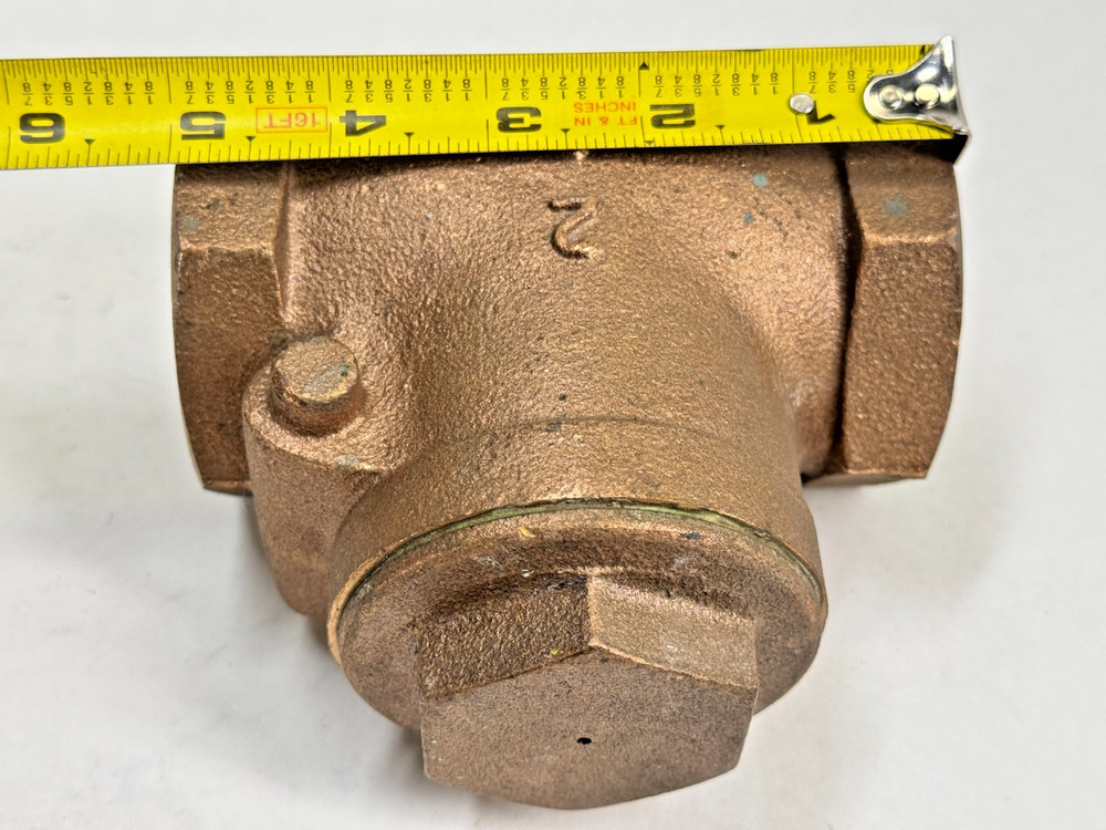 Bronze Swing Check Valve 2" NPT Thread End 125-S / 200-CWP