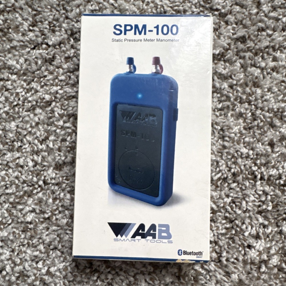 AAB Smart Tools SPM-100 Static Pressure Meter Manometer Bluetooth