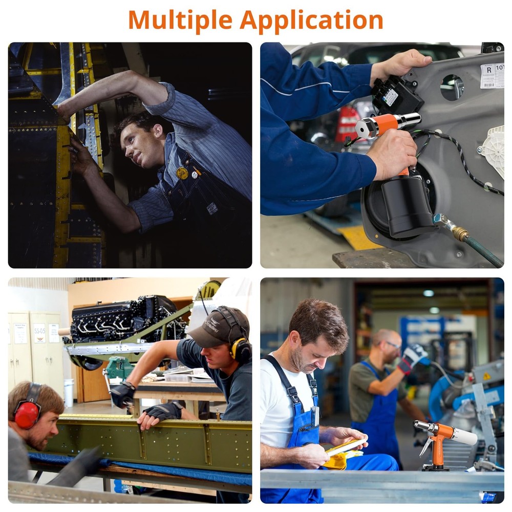 Proster Pneumatic Riveter - 3924LBF Pulling Rivet Gun,