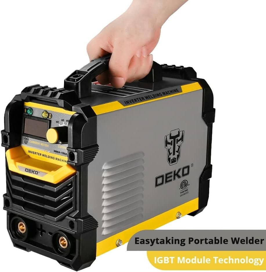Compact 160A ARC Welder with LCD Display - Energy-Efficient IGBT Technology