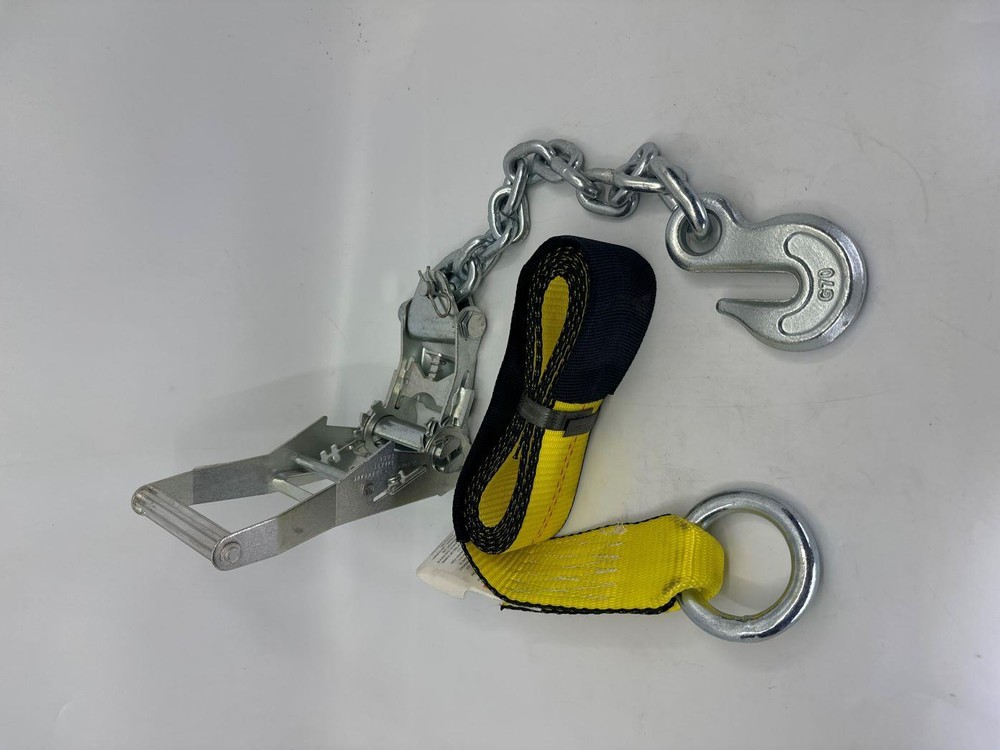 96" Lasso Style Auto Tie-Down with Chain Anchors 4 Pack