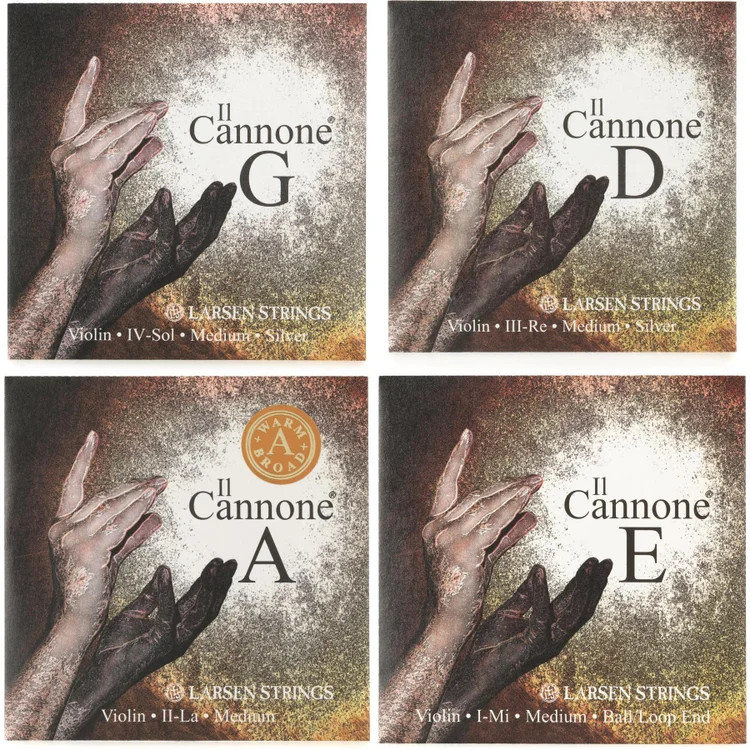 Larsen Il Cannone Violin String Set - Warm & Broad A string