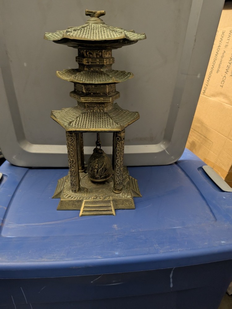 Solid Brass Pergoda Temple