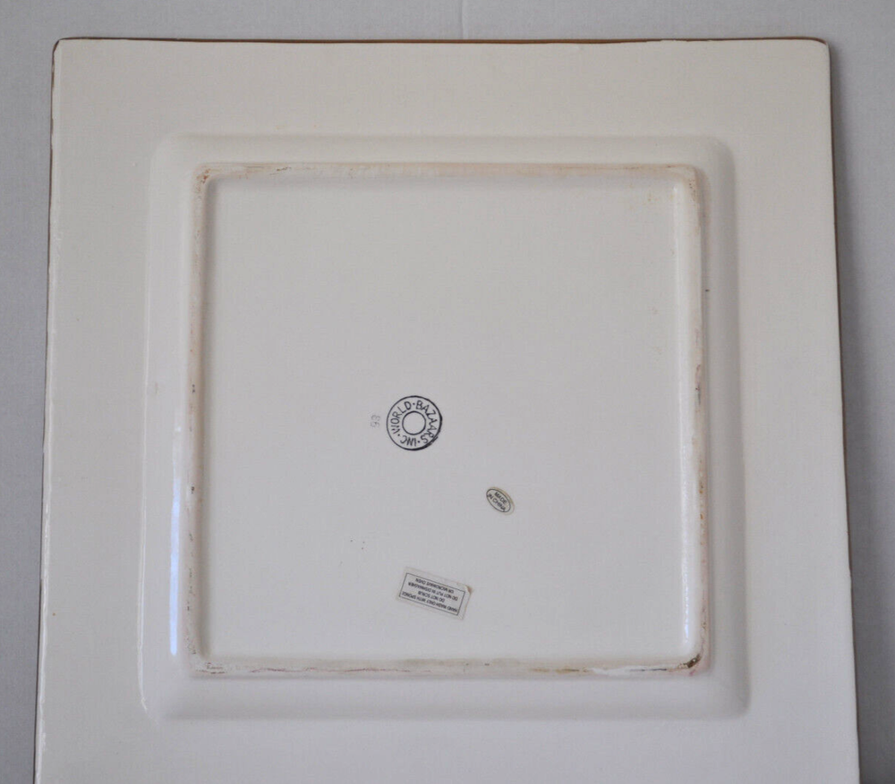 Ceramic Passover Platter 14 x 14 inches