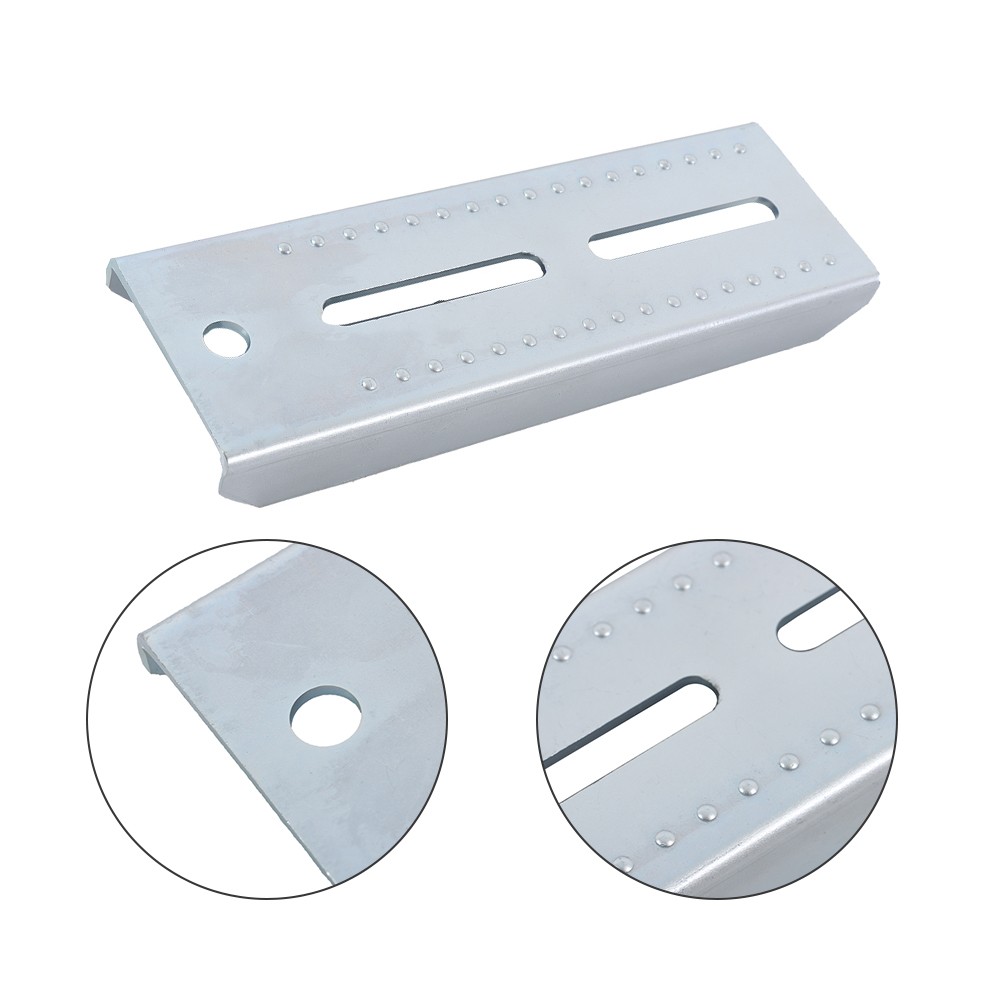 4× 8" Galvanized Swivel Top Bunk Bracket Kit with Hardware Boat Trailer 2x3