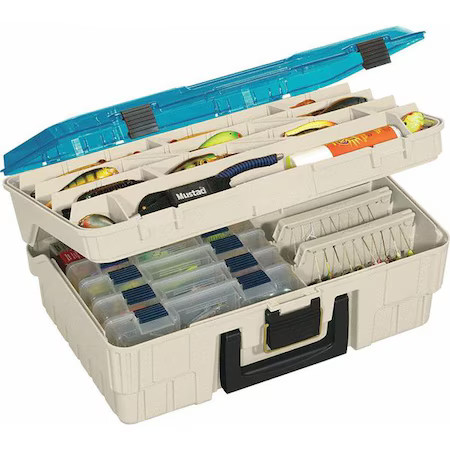 Plano 135010 Compartment Box With Adjustable Compartments, Plastic, 7.33" H X
