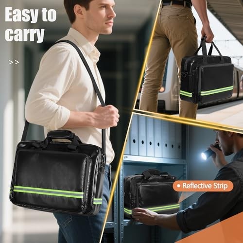 Fireproof Document Bag with Accordion File Organizer, Fireproof Document Safe