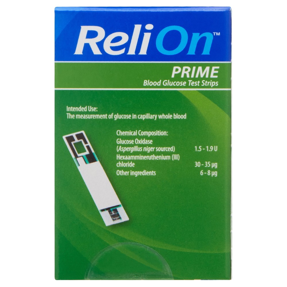 (3 pack) ReliOn Prime Blood Glucose Test Strips, 50 Count