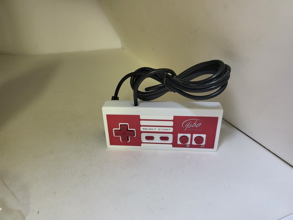 NEW Red & White Replacement Controller for NES Nintendo 8 Bit System #D12