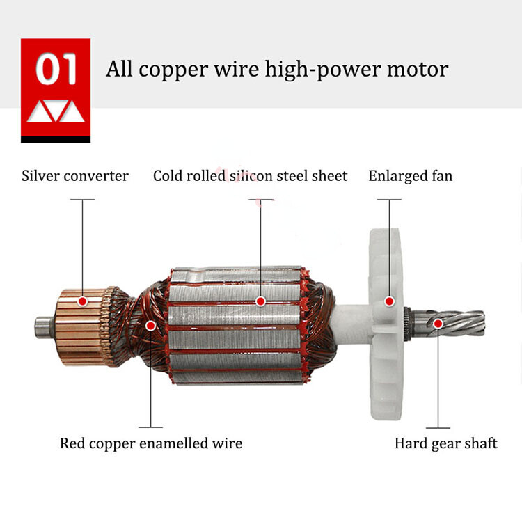 Electric Magnetic Drill Industrial Grade Tapping Drilling Rig Machine 1380W