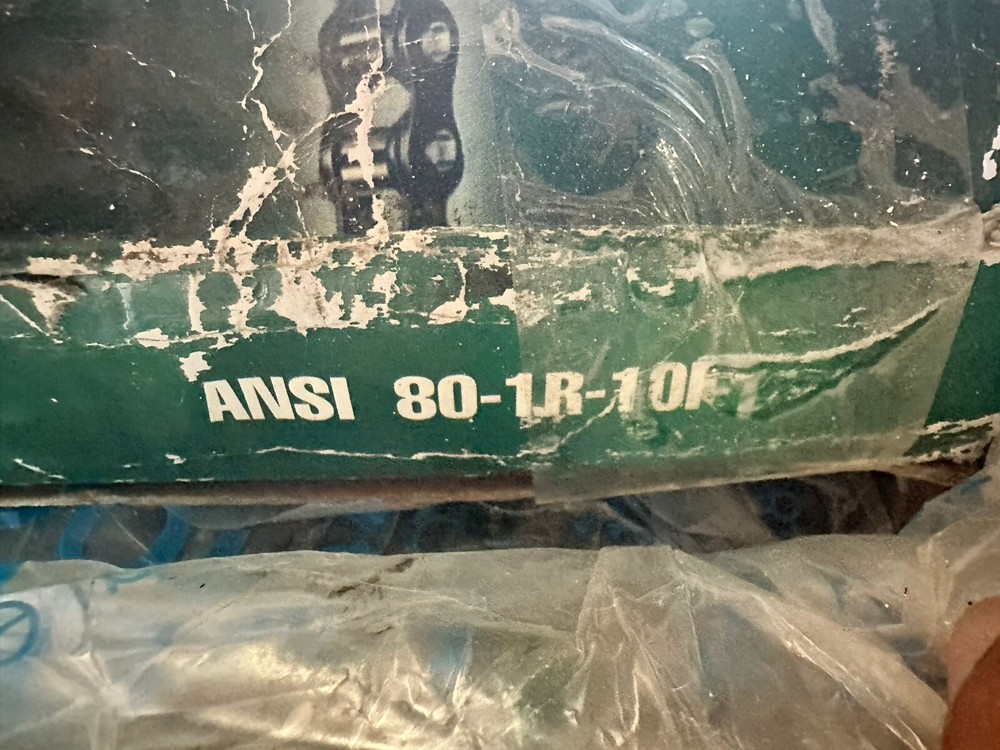 80-1R 10FT Precision ANSI Roller Chain, 1" Pitch