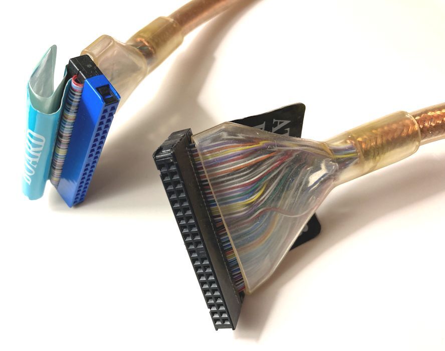PATA Hard Drive Computer Cable ATA100/133 Rounded Wire Cord System Board Primary