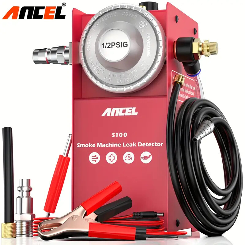 Ancel S100 Car Smoke Leak Detector EVAP System Testing Machine Vacuum Diagnostic