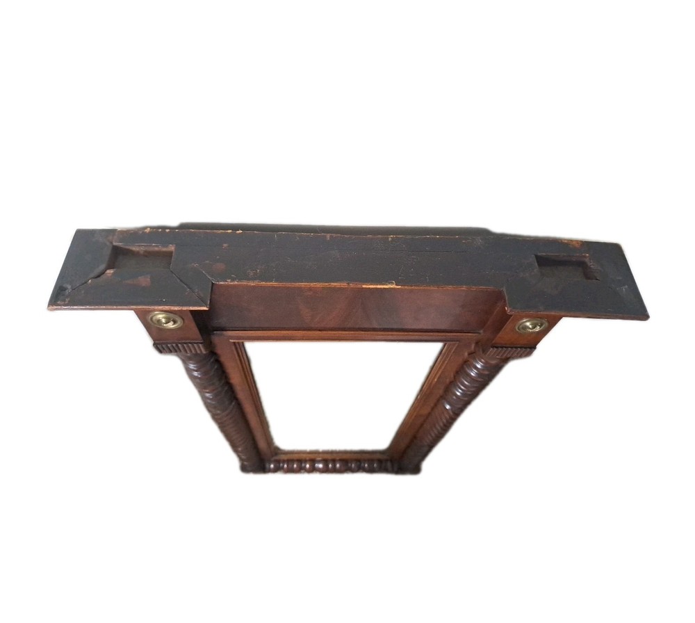 Antique American Empire Wall Console Mirror