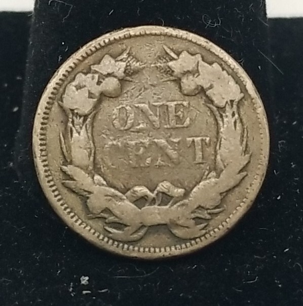 1858 Flying Eagle Penny Cent #0408