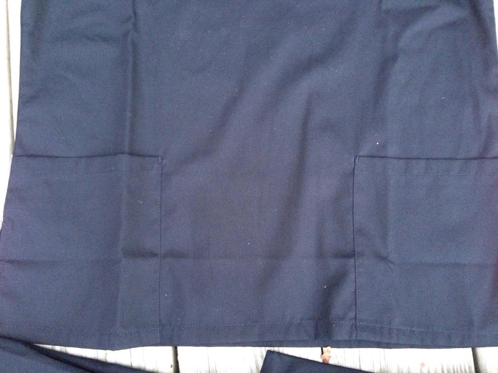 Blue by Lands End Scrubs Set Top & Pants Size Small