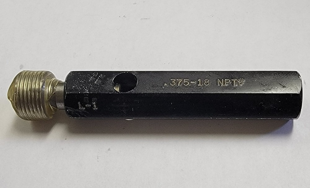 ALAMEDA THREAD PLUG GAGE .375-18 NPTF.